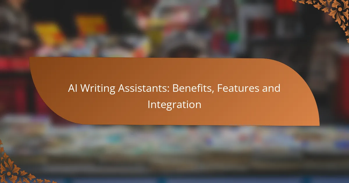 AI Writing Assistants: Benefits, Features and Integration