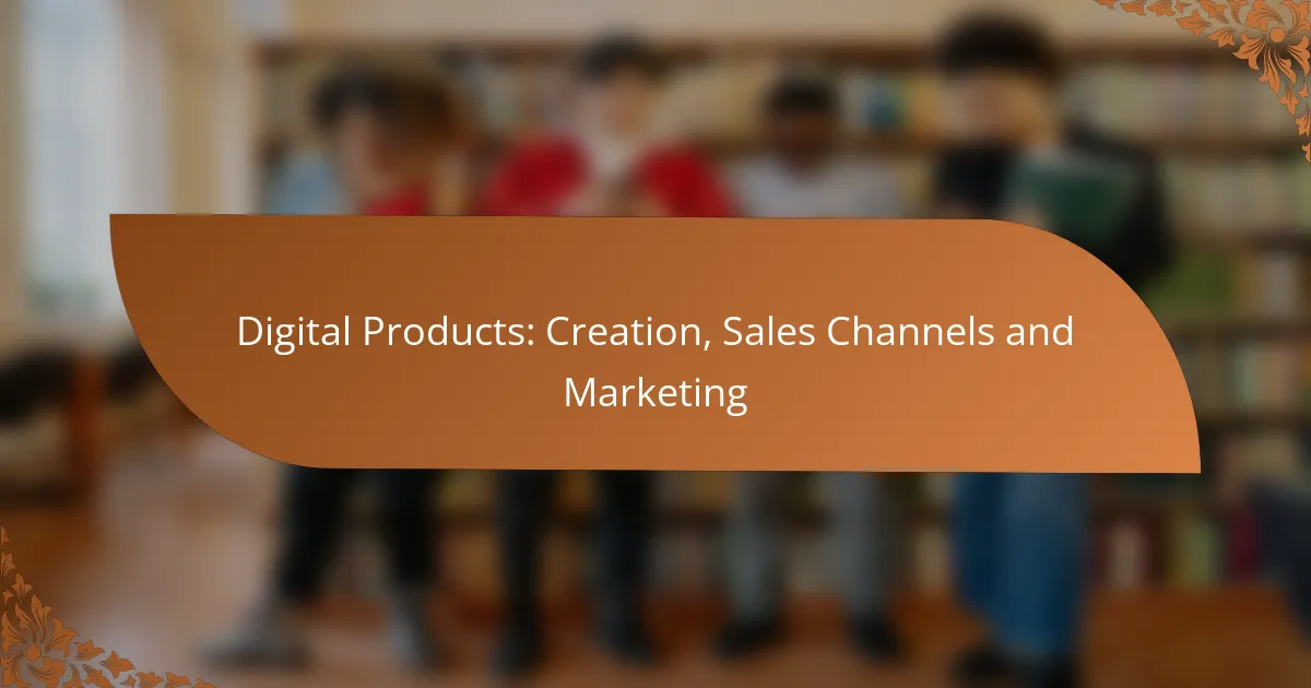 Digital Products: Creation, Sales Channels and Marketing