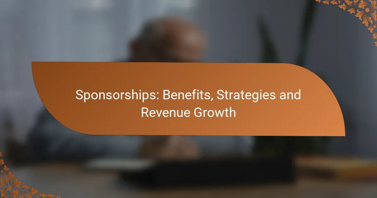 Sponsorships: Benefits, Strategies and Revenue Growth