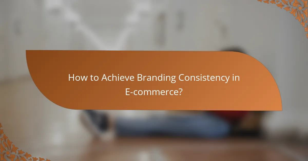 How to Achieve Branding Consistency in E-commerce?