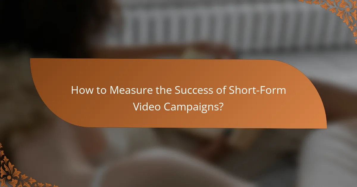 How to Measure the Success of Short-Form Video Campaigns?